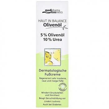 Medipharma Cosmetics Haut In Balance Olivenöl Fußcreme 5% Olivenöl 10% Urea