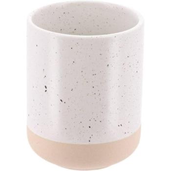 Gobelet en Grès Mottlé et Base Naturelle Mat