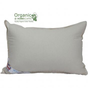Oreiller Bien-Être en Microfibre et Coton Écologique, 50 x 75 cm