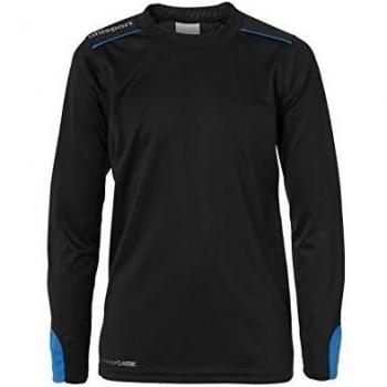 Uhlsport Tower Junior Set Maillot de Gardien de But Mixte, Noir/Bleu Energy, 10 Ans