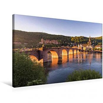 Leinwanddruck 75 × 50 cm – Thorsten Assfalg „Alte Brücke in Morgenlicht“