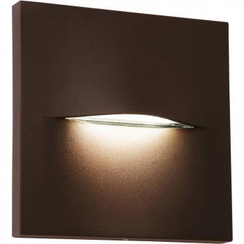 Applique d'extérieur Vita LED, brun rouille, 14 x 14 cm