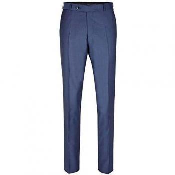 Wilvorst Smokinghose in Mitternachtsblau – Uni‑Design, Super‑Sleek, Drop 8, Größe 46