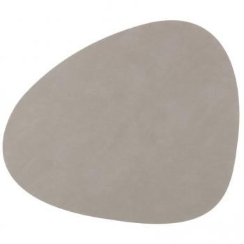 Set de table gris clair L Nupo Curve 37x44 cm
