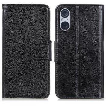 Copertura Elegante con Portafogli Sony Xperia 5 V Nera