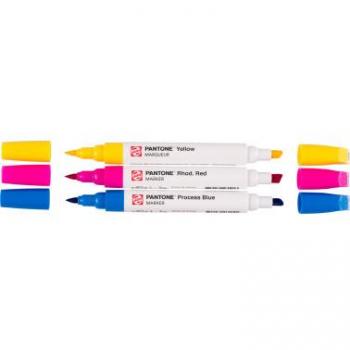 Royal Talens Dual-Tip Pantone Marker Primary Colors Set of 3
