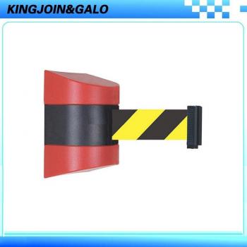 Retractable 10M Caution Belt Wall Mounted Red & Black