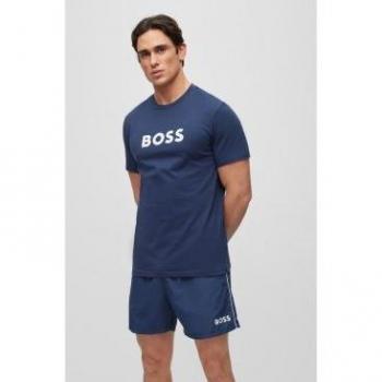 BOSS Maglietta A Maniche Corte Blu Marino L