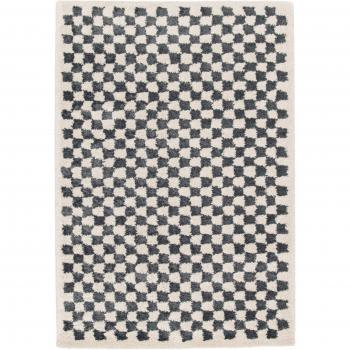 Tapis Sweeek Bleu Foncé et Crème 120x170cm