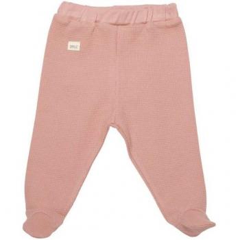 Unisex Waffel Babyhose mit Fuß