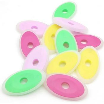 2pc Brightly Colored Erasers for Students