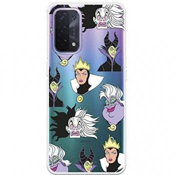 Funda Transparente Oficial de Disney Villanas para Oppo A54 5G
