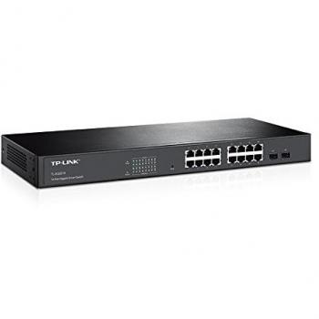 TP‑Link SG2216 Smart Switch 16x1G + 2 Combo SFP, Nero