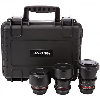 Dual‑Range 2‑14/35/85mm Samyang Lens Kit for Canon Cameras