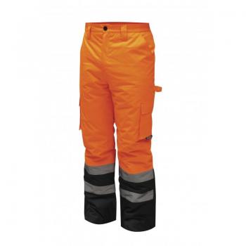 Pantaloni da lavoro Dedra M arancione isolati