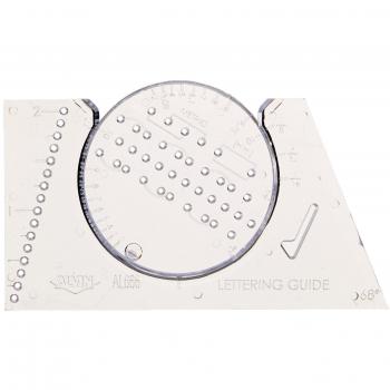 Alvin 3.88 L x 2.38 H Lettering Template