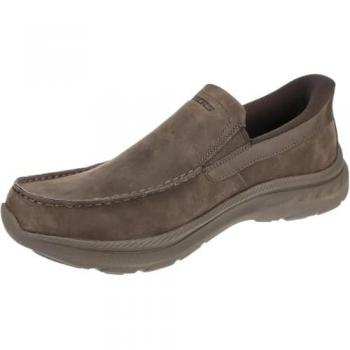 Cocoa Textured Slip‑On Men’s 12 – Skechers