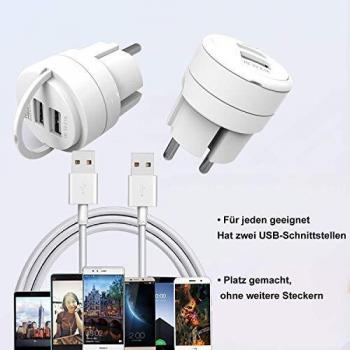 UCOMEN USB Ladegerät mit Ausziehbügel