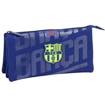 Safta Barça 2 Trousse Set, 22 cm, Bleu