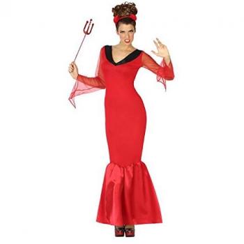 Atosa Costume Demone Femminile Rosso