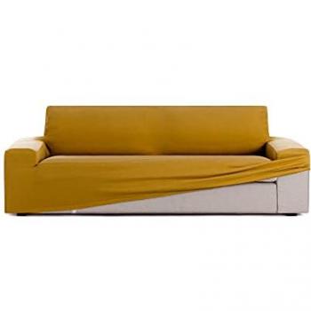 Housse de canapé extensible 3 places moutarde Eysa BRONX 70 x 110 x 210 cm