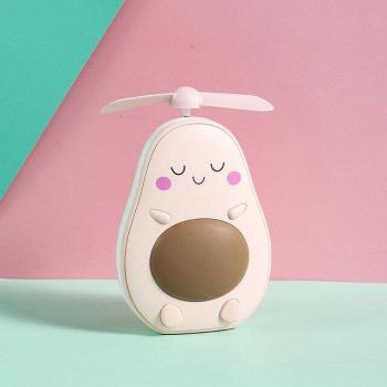 Miroir portable dessin animé avec ventilateur intégré