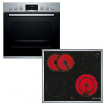 BOSCH Backofen-Set HBD231VR61, mit Teleskopauszug nachrüstbar