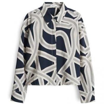 Camicia Opus Famena Palio di Ghiaccio e Azzurro Profondo