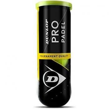 Dunlop Pro Padel Tubo con 3 Palline