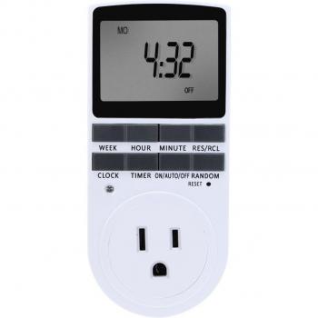 Programmeur de prise intelligent 220V avec minuterie numérique