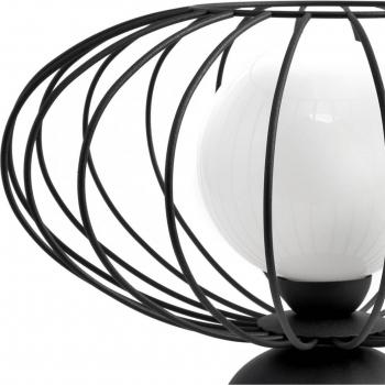 Kronos Black Shade Table Light