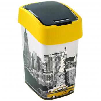Poubelle avec couvercle à charnière Curver New York 25L