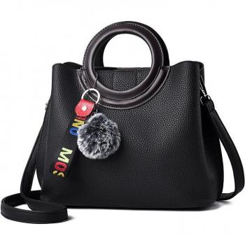Bolso Casual de Mujer en Cuero PU con Patrón Litchi