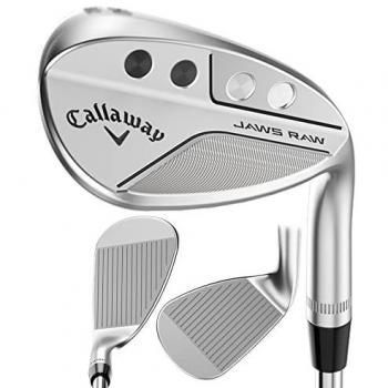 Callaway Women's Jaws Raw Chrome Wedge, 56° W-Grind, Graphite Shaft