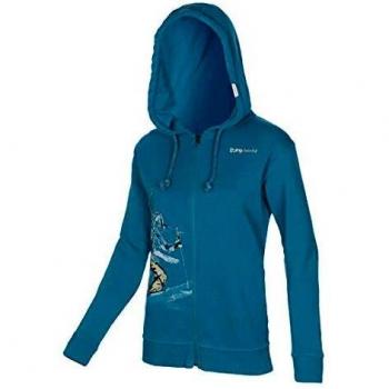 Trangoworld The Lonely Hoodie Blue Wing Teal XS Female Sweatshirt