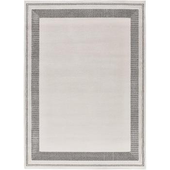 Alfombra de diseño minimalista blanco 140x200 cm