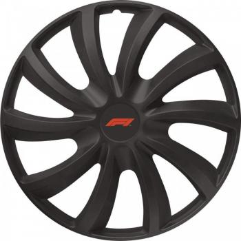 Radkappen-Set Formula 1 10852 Schwarz 16 (4 Stück)