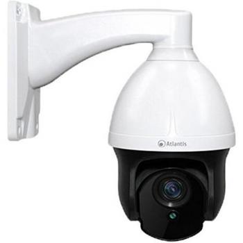 Telecamera di Rete Atlantis 510 3X PoE Onvif da Interno, 1 Megapixel, Bianco