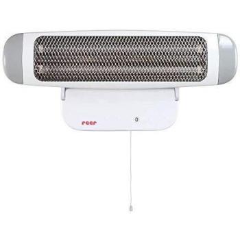 Reer Wickeltischstrahler FeelWell, Heizstrahler zur Wandmontage, 2 Heizstufen, Timer, Kippsicherung, geprüft nach Medizinstandard