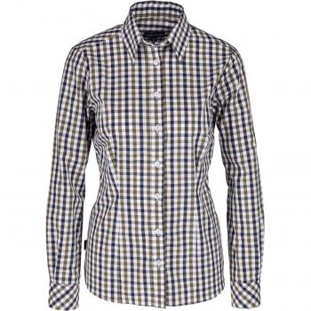 JOBELINE Damenlangarm Bailey – Farbpalette: Schwarz, Weiß & Braun – Größe 34