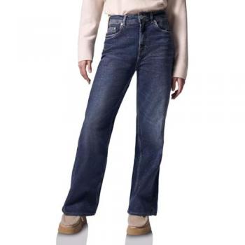 Boyfriend-Hose mit Glitzer-Details von STREET ONE STUDIO, Gr. 27, Länge 30, medium blue coated