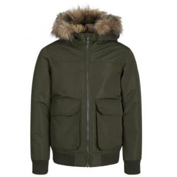 Jack & Jones Junior Outdoorjacke JJECONSTRUCT DETACHABLE FUR BOMBER JNR