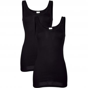 Silk Harmony Damen-Hohlsaum Spitzenunterhemd 52/54