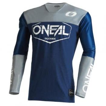 O'Neal Mayhem Hexx V.22 Maglia motocross Blu-Grigio taglia S