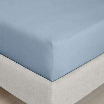 Double Blue Bianca 200-Thread Percale Extra Deep Sheet
