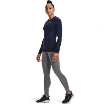 Under Armour UA CG Authentics Long Sleeve Crew Top Midnight Navy XS Female