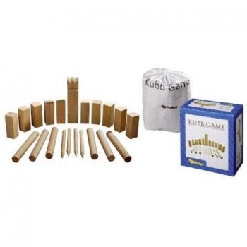 Kubb Spel met 6 ridders