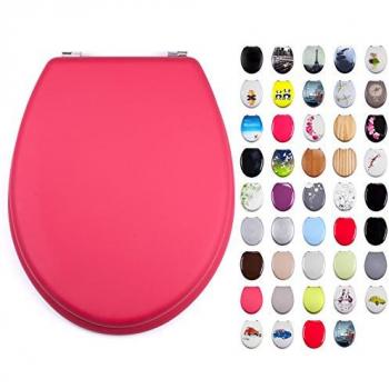Silla de Baño Rosa con Toque Suave y Resistencia de Acero
