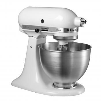 Kitchenaid 5KSM45EWH Mixeur avec Protecteur Blanc
