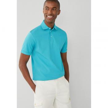Polo piqué de hombre manga corta en color azul marino con detalles Swim Trim Hackett